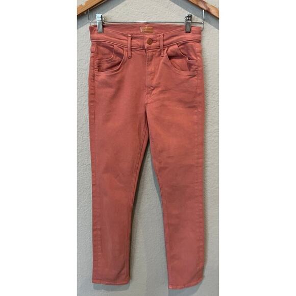 Mother Stash Mid Rise Dazzler Ankle Jean In Desert Sand Size 26 - Picture 8 of 8